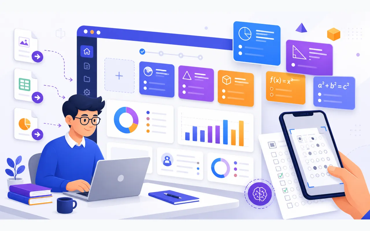 Phần mềm tạo đề thi trực tuyến và chấm thi tự động cho giáo viên — vnmark.com